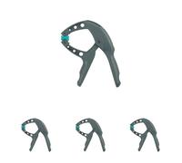 wolfcraft Ergo 30 Spring Clamp I 3625000 I for Effortless use - Ideal for use Around The Home and in Craft Projects (Pack of 4)