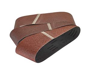 wolfcraft Fabric Sanding Belt Set, 75 x 533 mm, 5 Pcs. I 8417000