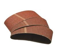 wolfcraft Fabric Sanding Belt Set 9 Pcs., for Wood/Metal I 1933100