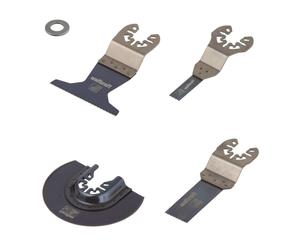 Wolfcraft Five Piece Oscillating Multi-Tool Accessory Set PRO 3961000