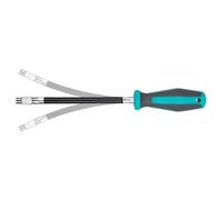 wolfcraft Hand Screwdriver with Flexible Shaft I 1236000 I for Working in Hard-to-Reach Places