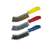 wolfcraft Hand Wire Brush Set, 3 pcs. I 2138000