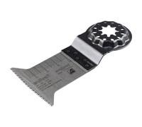 wolfcraft HCS Pushcut Saw Blade “Expert”, STARLOCK receptacle, wood, plastic, plasterboard I 4257000 I For long, straight cuts in wood