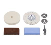 wolfcraft Hobby Polishing Set 7 Piece Polisher Buffing Wheel Hand Tool 2178000