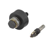 wolfcraft Hole Cutter Set, 2 Pcs, Ø 35 mm I 3762000 I for Punching Clean and Precise Holes in Stainless Steel Sinks with Ease