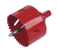 Wolfcraft Hole Saw BiM with HSS Teeth 54 x 40mm 6mm HSS Center Drill 5472000