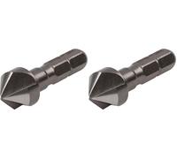 wolfcraft HSS Countersink, Hexagon Shank I 2580000 (Pack of 2)