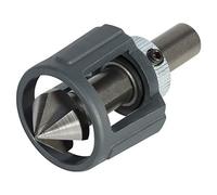 wolfcraft HSS Countersink with Depth Stop, triangular shaft I 4391000 I For deburring and countersinking bores in metal