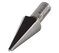 wolfcraft HSS Sheet Metal Cone Drill Bit, Ø 3-13.5 mm, Round Shank I 2518000 I For stepless drilling and deburring of metal and plastic