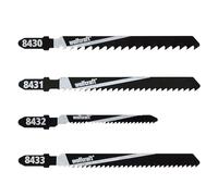 Wolfcraft 8430000 Jigsaw Blade Set HCS Fine to Rough T-shank Softw...