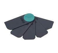 wolfcraft Joint Smoother Fan Set, 5 pcs. I 4332000 I For finishing sealing joints