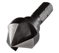 Wolfcraft (L) fresa de encastrar HSS a 6 vástago hexagonal, 3 filos PACK 1