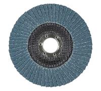 wolfcraft Lamellar Flap Disc Ø 125 mm, 40 I 5653000 I for coarse Sanding of Metal Surfaces