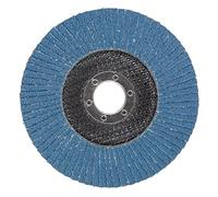 wolfcraft Lamellar Flap Disc for metal, zircon corundum, Ø 125 mm, grain 60 I 2016000