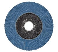 wolfcraft Lamellar Flap Disc for metal, zircon corundum, Ø 125 mm, grain 80 I 2017000