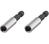 wolfcraft Magnetic Bit Holder I 1577000 I Standard bit Holder (Pack of 2)