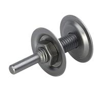 wolfcraft Mandrel for 10 mm Hole I 2116000 I For optimal true running of sanding and polishing discs without shank
