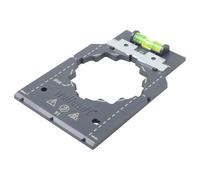 wolfcraft Marking and Alignment Template I 5975000 I for Fast, Error-Free Installation of sockets and Switch Inserts in Drywall