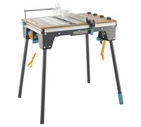 wolfcraft MASTER cut 2200 I 6907000 I 4-in-1 machine table for use as a table saw, jigsaw table, work station and optional as a milling table