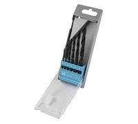 wolfcraft Metal Drill Bit Set, HSS, Rolled, Ø 2-8 mm, 6 Pcs. I 8453000 I For drilling into metal