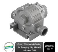 WOLFCRAFT METAL 3000L/Hour Self Priming Drill Hose Pump For Liquids,Water, 2200