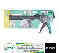 Wolfcraft MG 550 Heavy Duty Caulking Gun for Silicone and Sealant Applications