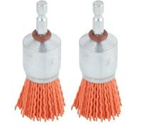 wolfcraft Nylon Wire End Brush, Aggressive I 1510000 (Pack of 2)