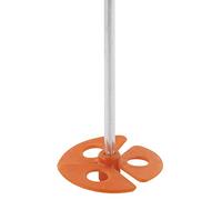 wolfcraft Paint Mixer for Drills I 1700099 I for lacquers, varnishes and Paint I Robust Stirring Spiral, ø 60 mm, Speed 800-1000 RPM, up to 5 kg Stirred Material