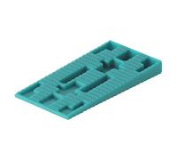 wolfcraft 120 Plastic Spacer Wedges - 8648000 - Ideal for Creating Expansion Joints