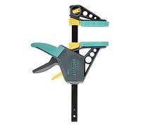 wolfcraft PRO L One-Hand Clamp, 150 mm I 3030000 I for Controlled and Comfortable Working - Ideal for Woodworking and Furniture Construction Projects