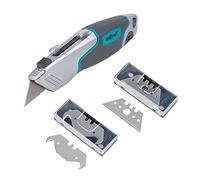 wolfcraft Professional Dual Blade Knife Set, 15 Pcs. I 8622000 I For cutting solid materials