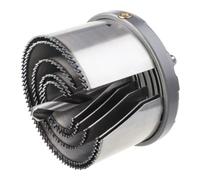 wolfcraft "Professional" Multi-Blade Hole Saw, Ø 28-74 mm I 2220000 I Saw with 5 quick-change blades, Ø 28-74 mm, cutting depth 40 mm