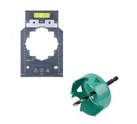 wolfcraft Project Set for Installing Hollow Wall Boxes, Ø 68 mm - for preparing Electrical installations in Drywall Structures - 5901000