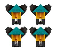 wolfcraft Project Set for Right-Angle Clamping I 8626000 I 4 x ES 22 Corner Clamps I Ideal mounting aid for screwing or Gluing at a 90 Angle