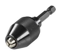 wolfcraft Quick-Release Chuck I 2625000 I for Quick and Easy Clamping and Release of Drill Accessories