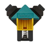 Wolfcraft Right Angle Clamping Project Set With 4 Es22 Corner Clamps For 10-22mm Boards In Cabinet And Frame Assembly