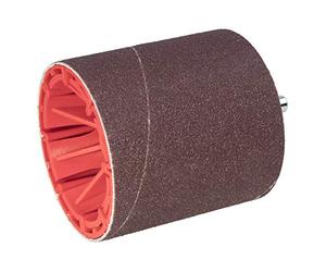 wolfcraft Rotary Drum Sander, Ø 75 mm - Sanding Cylinder with 80 Grit