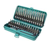 wolfcraft Safety Bit Box for Safety Screws, 31 Pcs. I 1386000 I High-Quality Metal Cassette with 30 Solid bits, 25 and 50 mm, in Various Sizes, incl. Hand Screwdriver