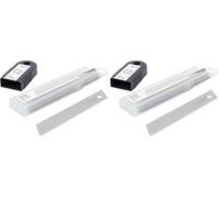 wolfcraft Safety Blades, 18 mm - 5 Solid Blades Without snap-Off Segments - 4213000 (Pack of 2)