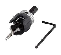 wolfcraft Screw Starter With Countersink and Depth Stop, Ø 4-5 mm I 2544000 I Drilling and countersinking in one step