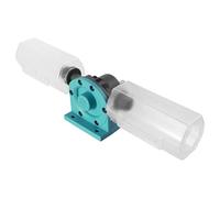 wolfcraft Self-Priming Drill Pump - 1300 l/h Water Transfer Pump for Drills | Compact garden pump for rain barrels, 15 m head, 3 m suction, fits 600W drills, 13 mm and 19 mm hoses. 4540000