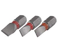 wolfcraft Solid Bit Box 3 Pcs. flat I 1338000 I 3 solid bits for different screw sizes