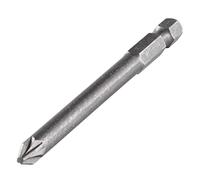 wolfcraft Solid Bit, Extra Long, Crosshead (PZ 2) I 1245000 I Very Long Blade for use in Narrow Working Spaces
