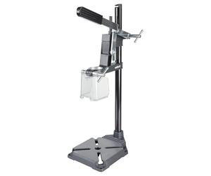 Wolfcraft Solid Drill Stand - The Compact Solution for Drilling to Limited Depths - 112 mm Reach and 55 mm Stroke - 5028000