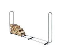 Wolfcraft Stacking Aid - Adjustable Firewood Store and Log Holder | Holds 1.17 m³ of 25-50 cm split logs, expandable from 1.72 m to 2.34 m wide for outdoor use. 5122000