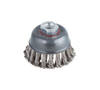 wolfcraft Stainless Steel Wire Cup Brush, Twisted I 2700000