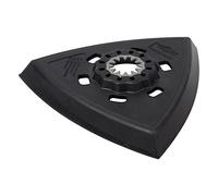 wolfcraft Starlock Adhesive Sanding Plate, Expert Delta Sander Base | Durable triangular backing pad for niches and corners with easy-fix hook and loop system for fast changes, 4247000