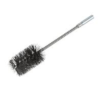 wolfcraft Steel Wire Cylinder Brush, Ø 38 mm for Derusting and Cleaning | Round shaft wire brush for drills. Ideal for preparing soldering and welding on metal, sheet metal and wood. 2128000