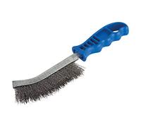 wolfcraft Steel Wire Hand Brush I 2715000 I For de-rusting and cleaning