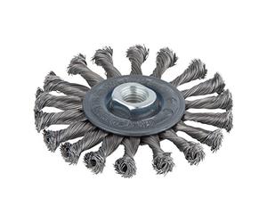 wolfcraft Steel Wire Wheel Brush, Twisted I 2149000
